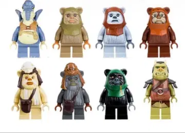 새상품 LEGO 레고 호환 스타 워즈 이워크 미니 피규어 인형 세트