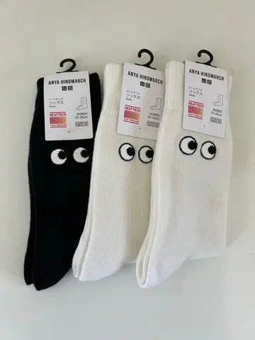 유니클로 안야 힌드마치 콜라보 양말 3켤레 세트