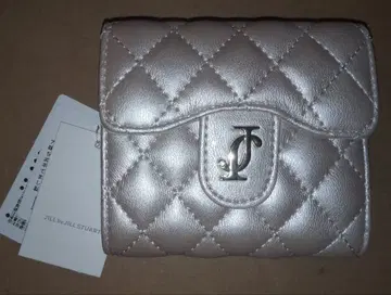 JILL by JILL STUART 핑크 실버 3단 폴더형 지갑