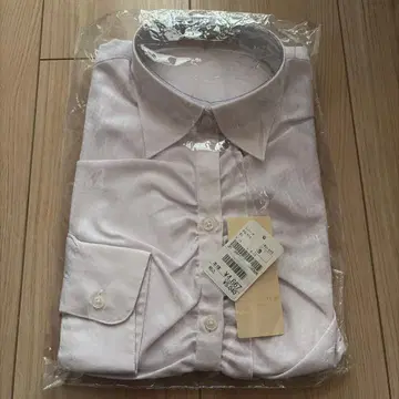 라이트 핑크 M 사이즈 긴팔 셔츠