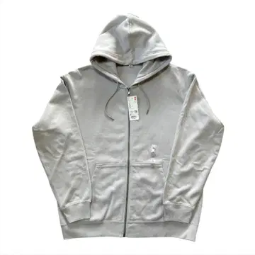 유니클로 맨투맨 풀 집업 후드티 XL 03 Gray