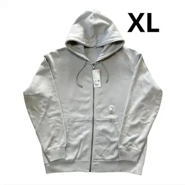 유니클로 맨투맨 풀 집업 후드티 XL 03 Gray