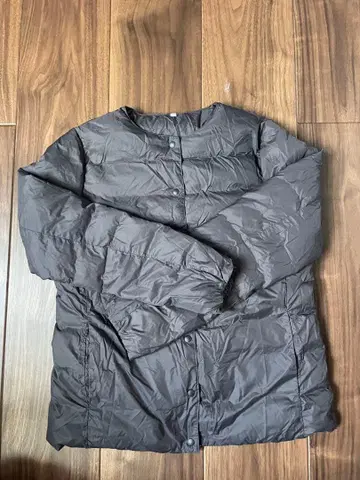 무인양품 MUJI 경량 노카라 이너 다운 자켓 L