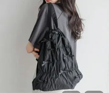 LOWRYS FARM 리본 로리즈팜 냅색 백팩