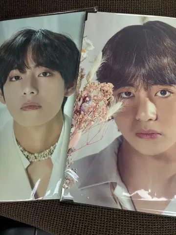 V 포토 카드 2장 세트