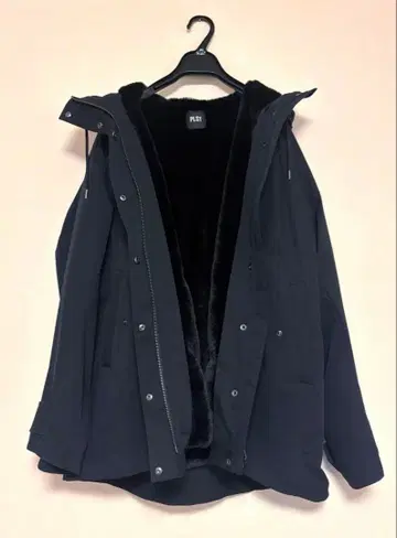 PLST 마운틴 후드티 블랙 WOMEN L