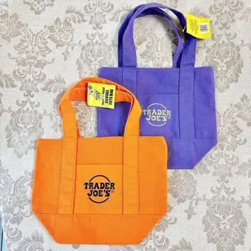 미사용 택 포함 트레이더 조스 할로윈 한정판 미니 토트 2종