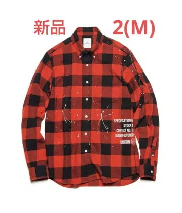 유니폼 익스페리먼트 체크 플란넬 셔츠 fcrb 소프넷