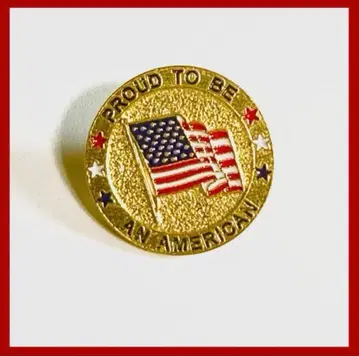 오사카 간사이 만박 2025 스태프 미국 핀 배지