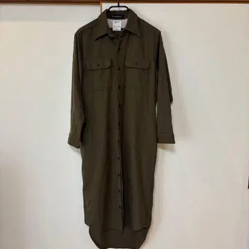 MADISONBLUE 올리브 셔츠 원피스