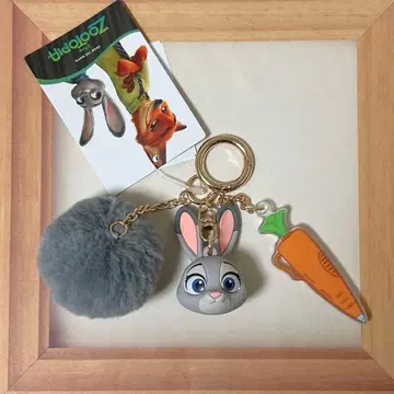 주토피아 시마무라 주디 입체 참 키링