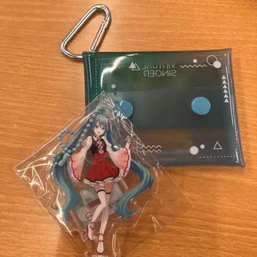 스시로 아크릴 키링 파우치 포함 하츠네 미쿠