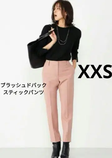 PLST 브러쉬드 백 스틱 팬츠 XXS 플라스테 슬랙스