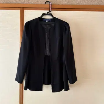 M'S GRACY 노카라 자켓 36 블랙 컨디션 최상