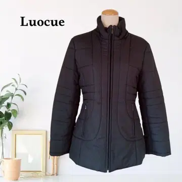 zC191 [ M ] Luocue 다운 자켓 플레어 퀼팅 블랙