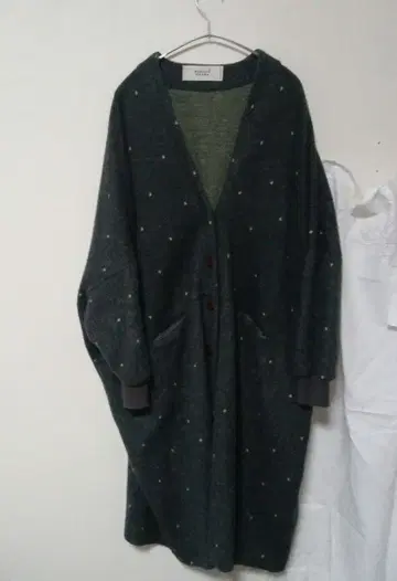 베드 사이드 드라마 롱 코트 가디건