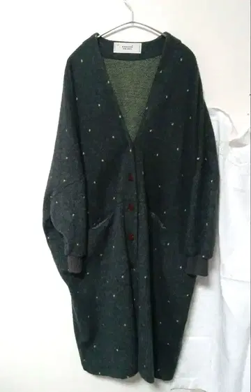 레어 베드사이드 드라마 롱 코트 가디건