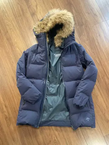 데상트 네이비 Bshop 별주 미즈사와 다운 올테라인 M