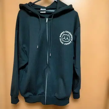 치이카와 후드티 블랙 L