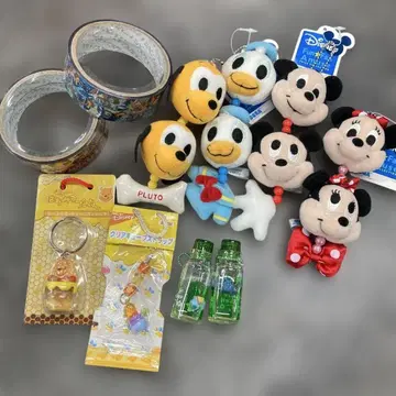 디즈니 Disney 마스코트 봉제 인형 씰 마스킹 테이프