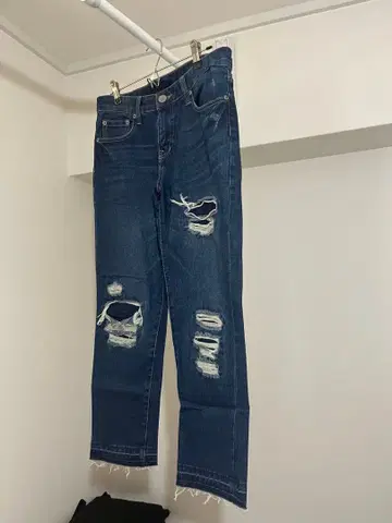 & by P&D 데미지 데님 팬츠 36