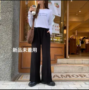 BLATE 착용감 최고 뉴앙스 릴랙스 와이드 팬츠