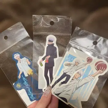 주술회전 다이컷 스티커 3매 세트