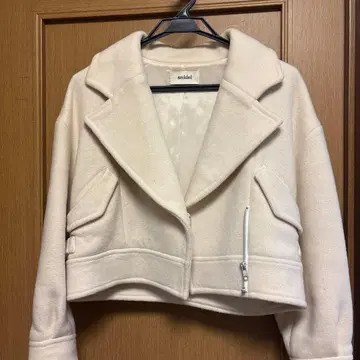 snidel 화이트 피 코트