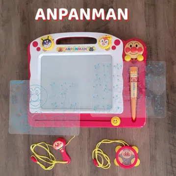 호빵맨 말하는 낙서 교실 DX 그림 그리기 보드와 덤