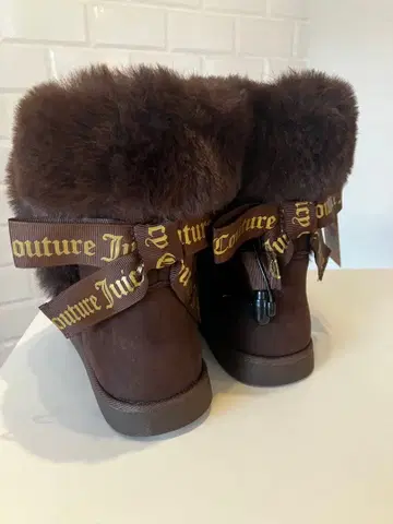 쥬시 꾸뛰르 퍼 플랫 부츠 juicy couture