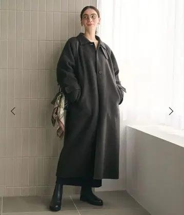 BEAUTY&YOUTH 리버 스텐 칼라 롱 코트