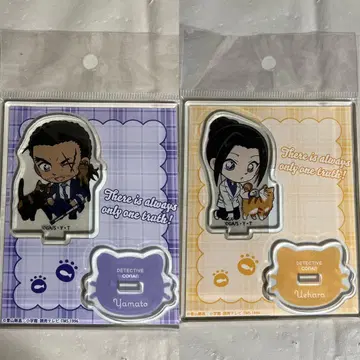 명탐정 코난 SD 고양이 아크릴 스탠드 야마토 칸스케 우에하라 유이