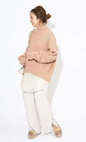 스픽 앤 스팬 니트 베이지