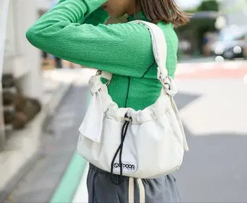 OUTDOOR PRODUCTS x PUBLUX 별주 숄더 리본 백