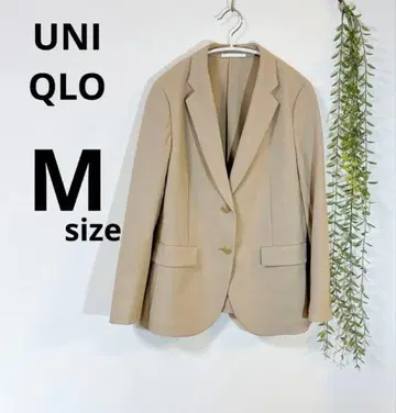 유니클로 감동 자켓 M 사이즈 베이지