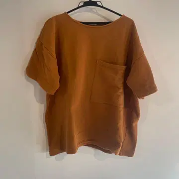 SONO 브라운 오버 사이즈 T셔츠