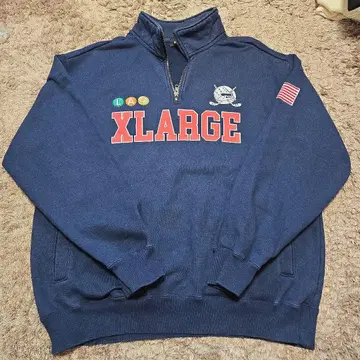 XLARGE 네이비 집업 트레이닝복 L