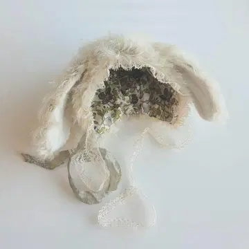 미디 브라이스 토끼 귀 모헤어 모자 중고품