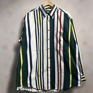 90s NAUTICA 스트라이프 패턴 버튼 다운 셔츠 노티카