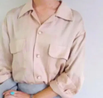 매디슨 블루 펄 버튼 셔츠 핑크