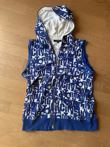 TOMMY 후드 부착 베스트 L 사이즈