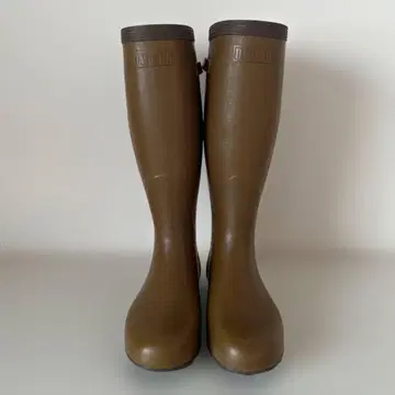 다이이치 고무 타우에나가츠키 우라츠키 레인부츠 브라운 일본제 S 사이즈