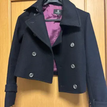 BALLY & YOUTH 네이비 울 피코트