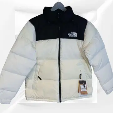 새상품 THE NORTH FACE 다운 자켓 화이트/블랙 L