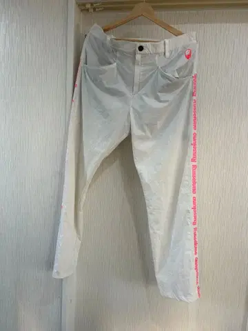 러셀노 골프 5 화이트 로고 나일론 팬츠 L