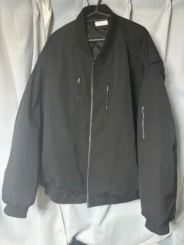 블랙 MA-1 플라이트 자켓 XL