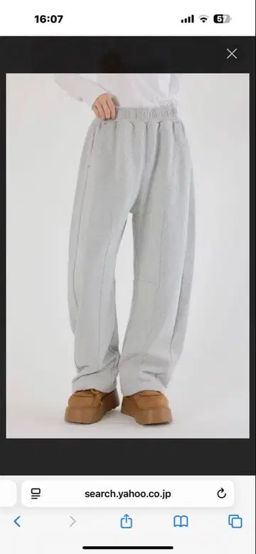 로데오 [ UNISEX ] SHARE 배럴 스웨트 팬츠