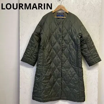 [ 새상품급 ] w22 LOURMARIN 퀼팅 코트 size 38 영국제