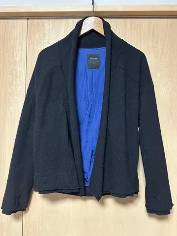 pas de calais 노카라 자켓 블랙