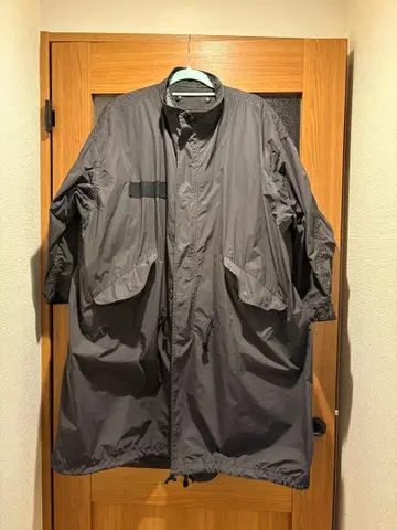 BEAMS 모즈 코트 블랙 퀼팅 자켓 부착